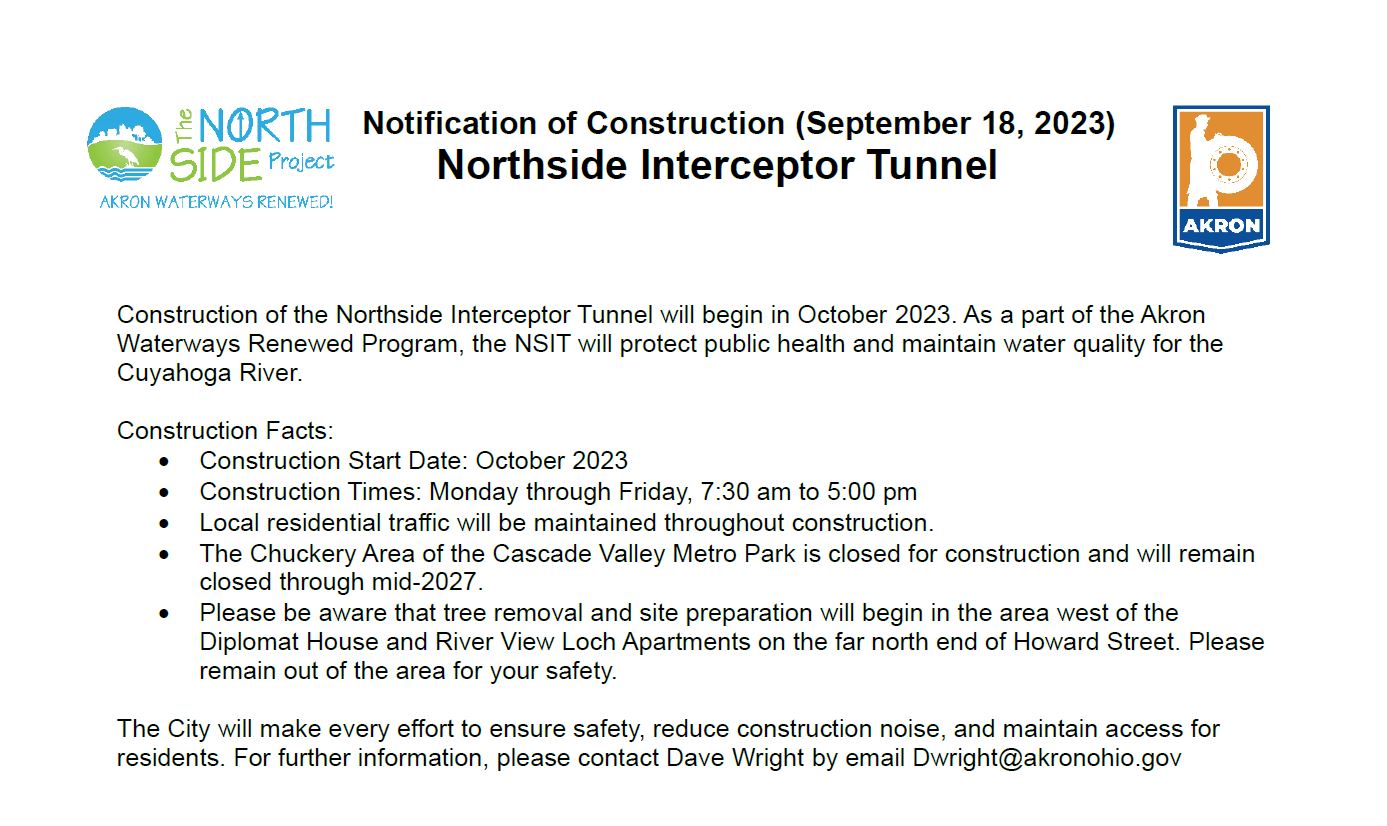 notification of construction