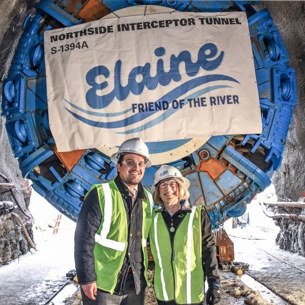 Elaine with Mayor